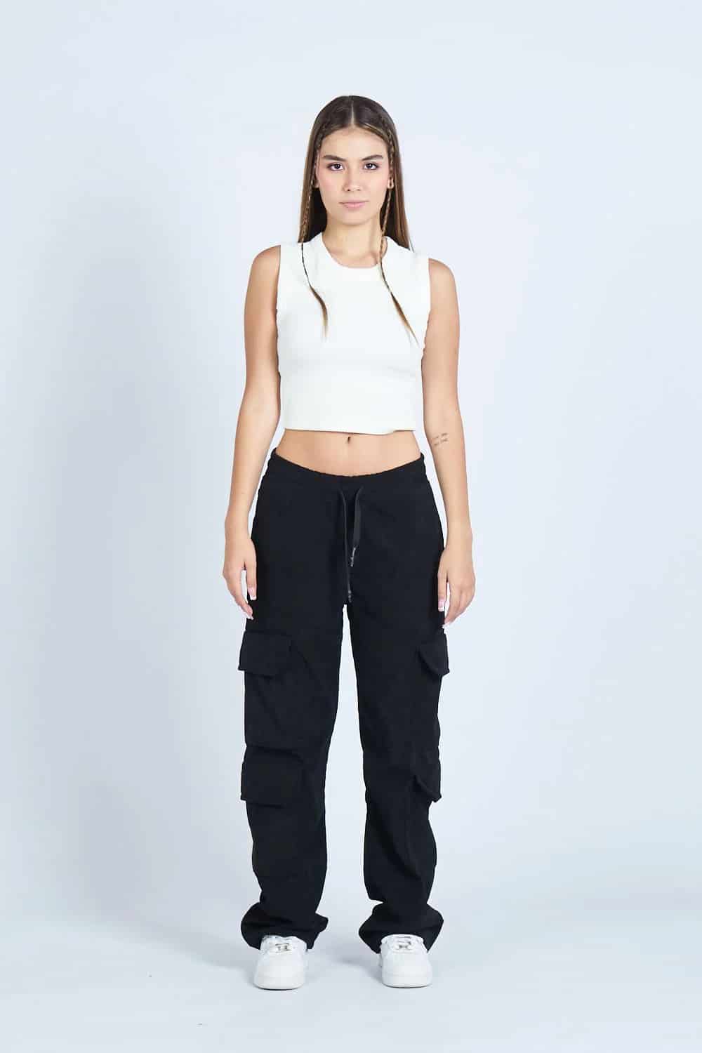 Pantalón Cargo Corduroy NEGRO | Drop 03 | - miniatura 1
