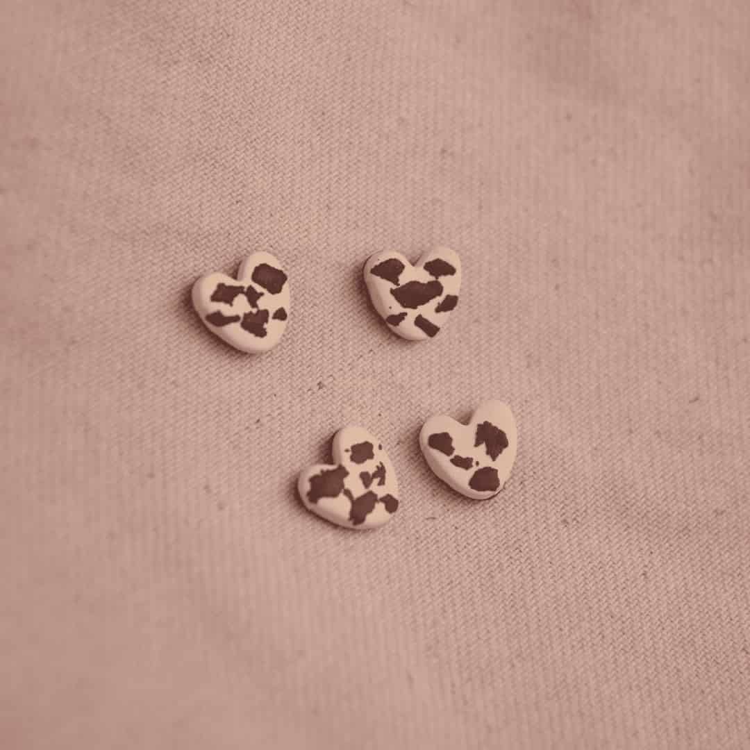 Topos Corazón Cow Print - miniatura 1