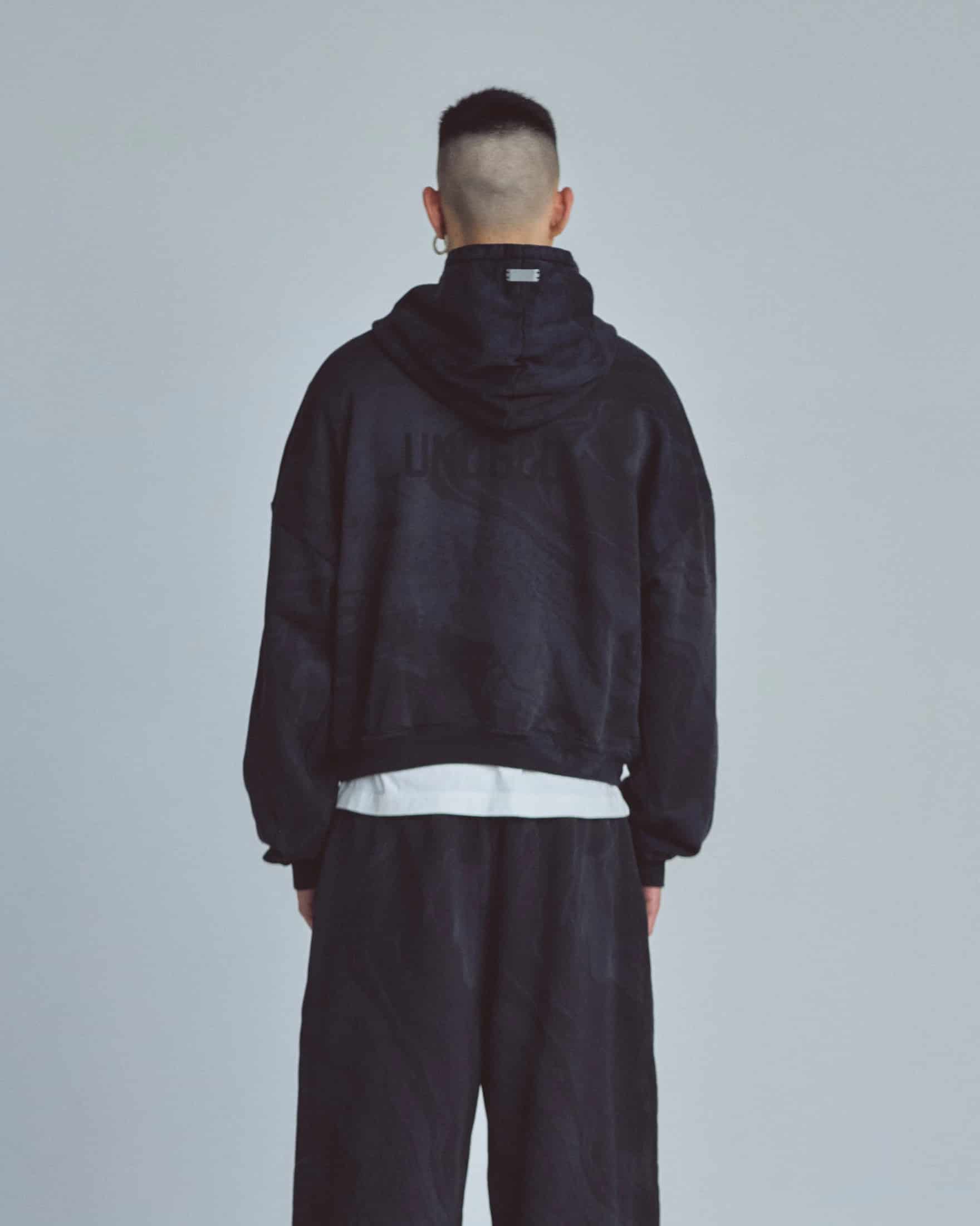 Basics UNDGLD Boxy Hoodie Oiled Black - miniatura 7
