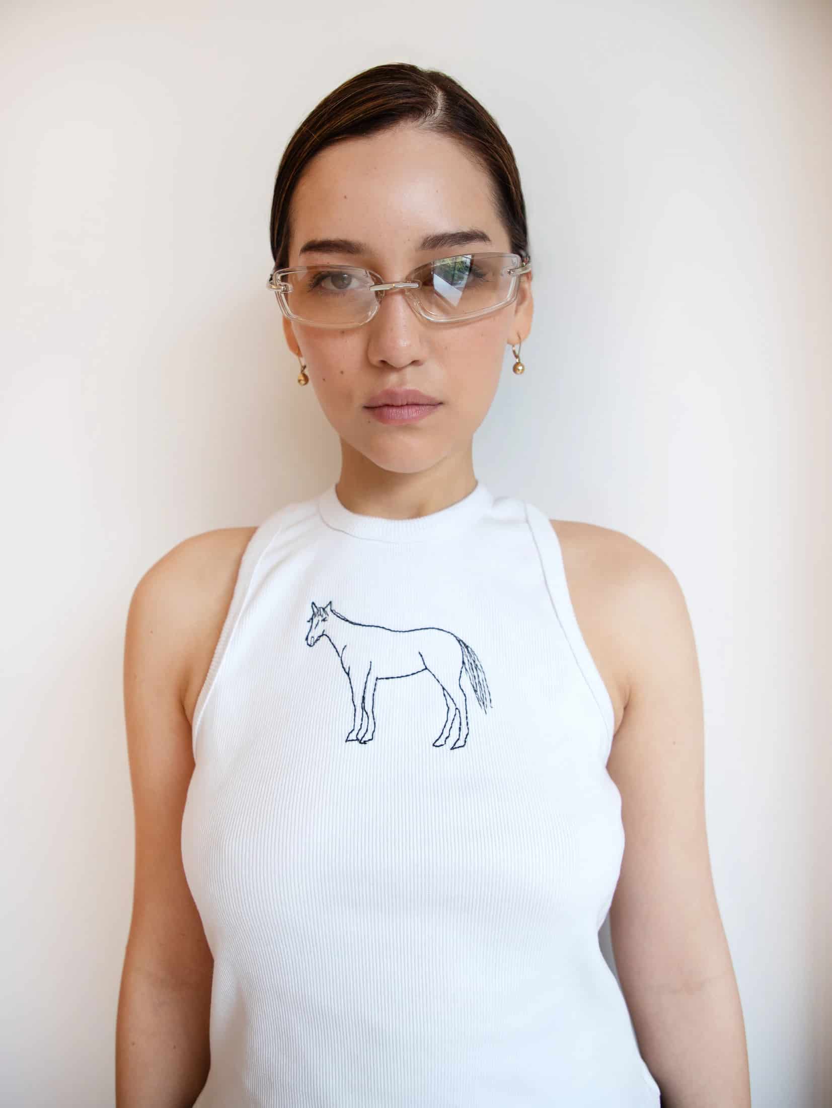 Wild Horse Tank Top White - miniatura 2