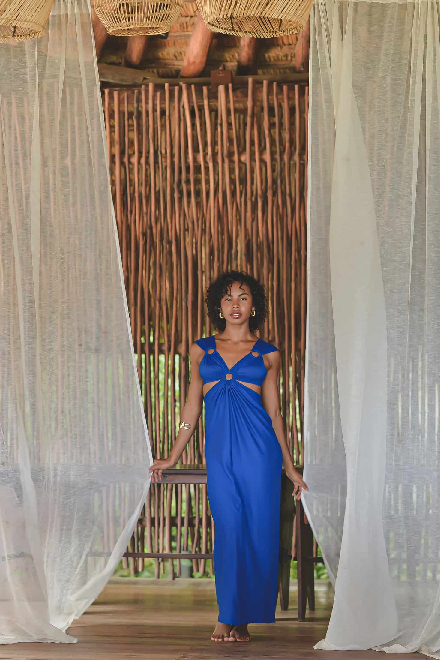 Tulum dress - Blue - miniatura 2