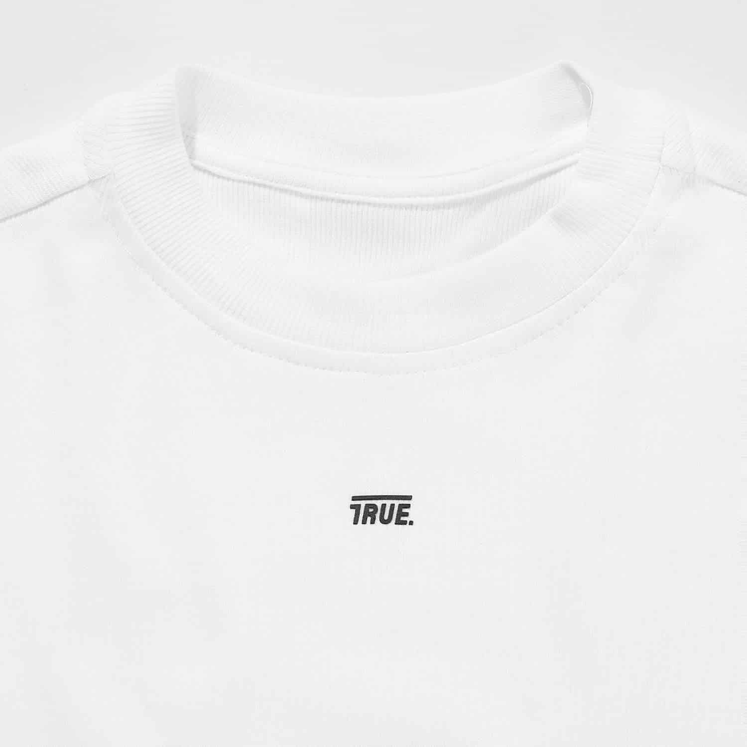 Slim Ribbed Fitted Tee - White - miniatura 5