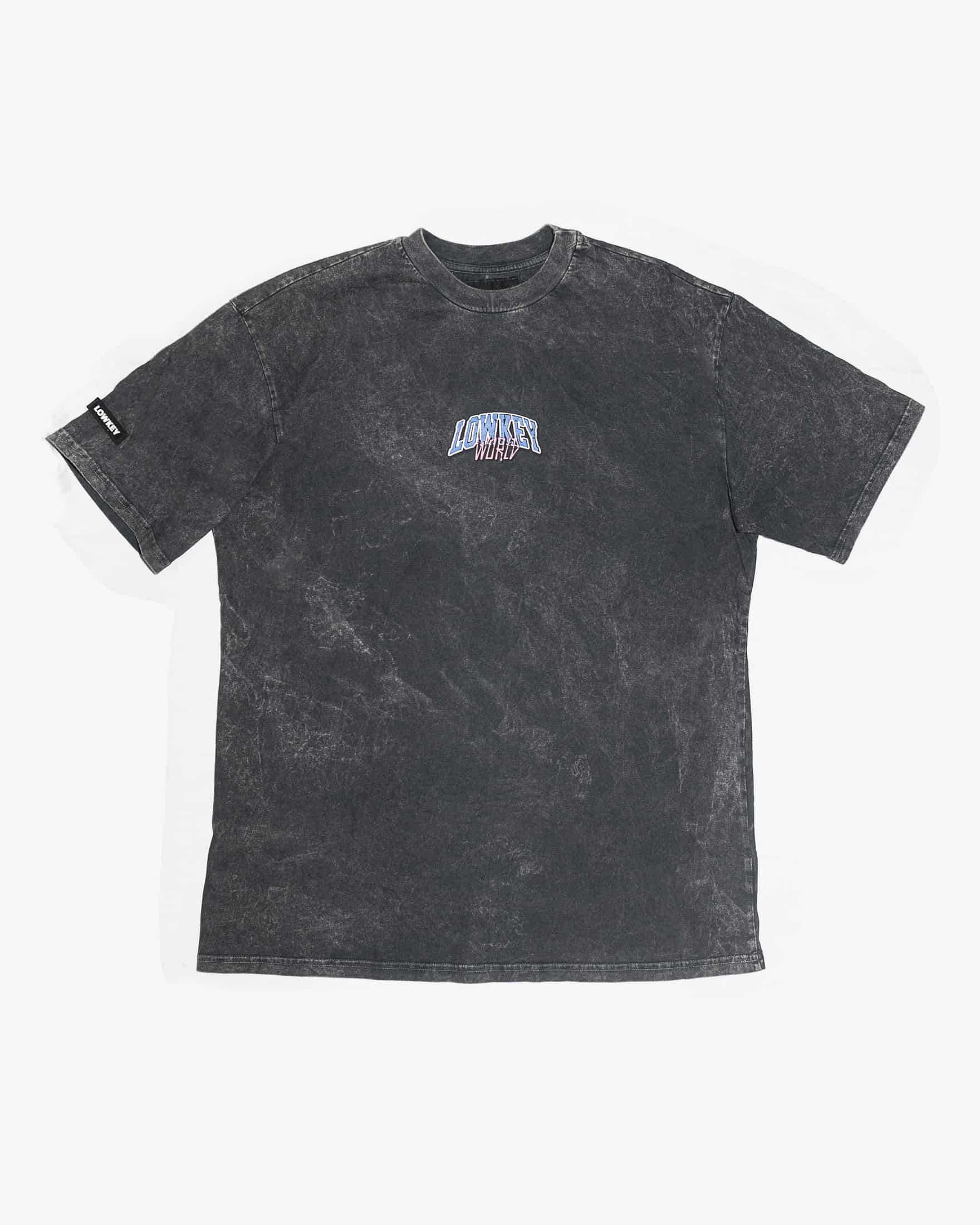 CAMISETA NEGRA WASH - GRAPHICS 01 - miniatura 1