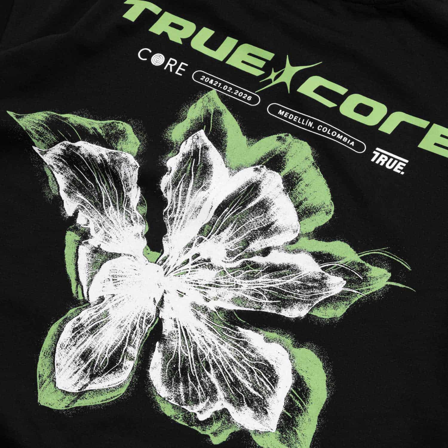 Flower Oversized T-Shirt - Black - miniatura 5