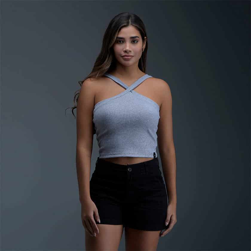 Blusa Gris - miniatura 1