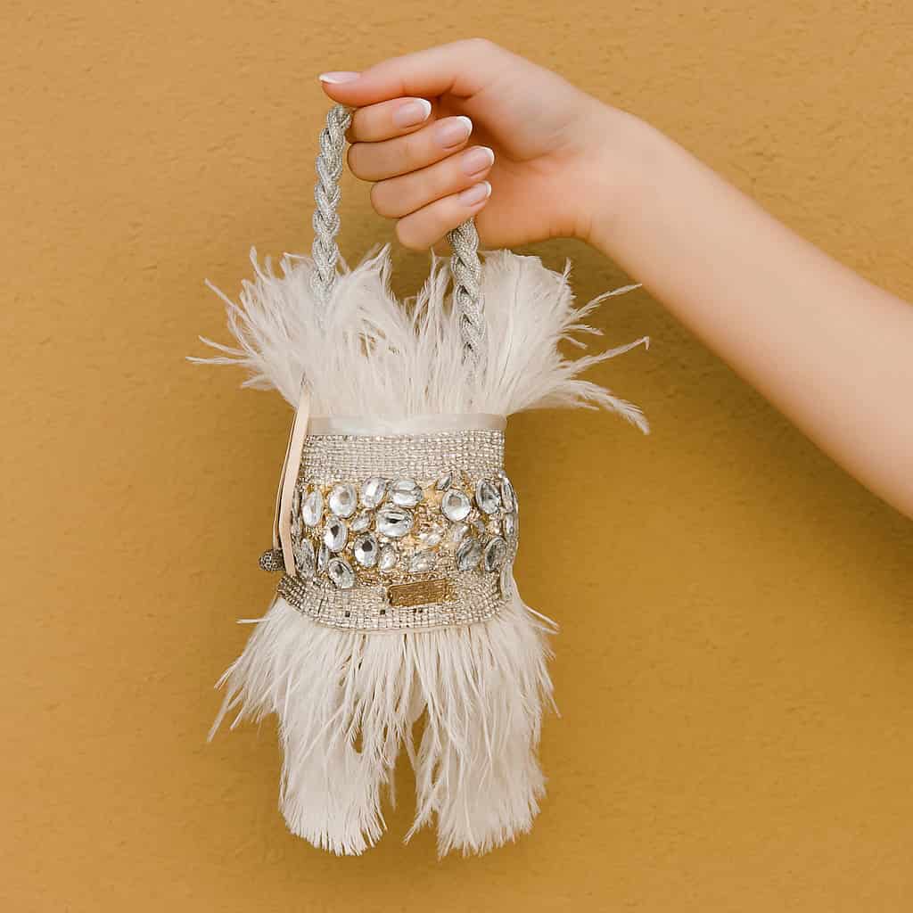 Crystal Feather Minaudière - miniatura 2