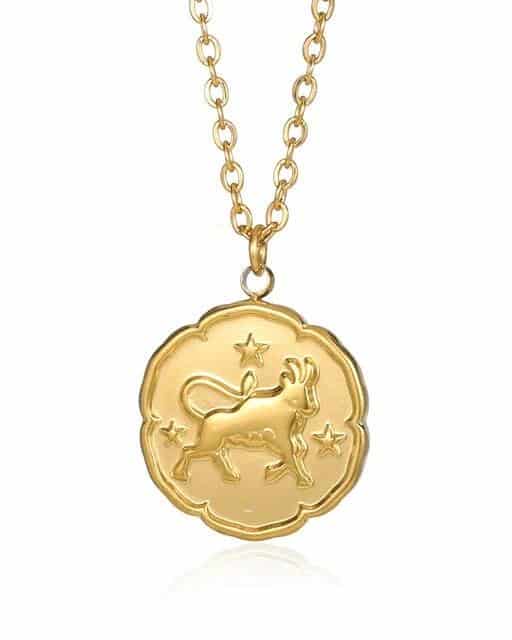 Zodiac Sign Necklace - Gold - miniatura 11