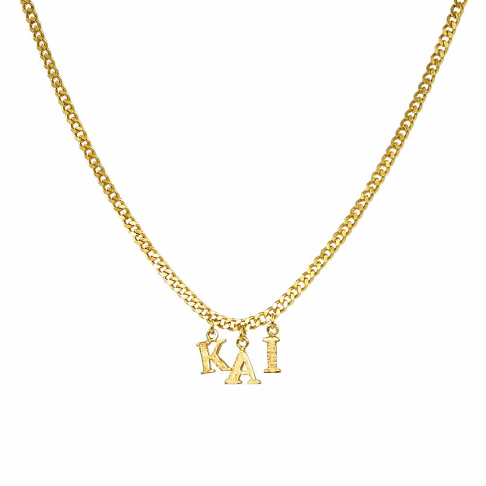 PreOrder Cadena 3 Letras Gold - miniatura 1
