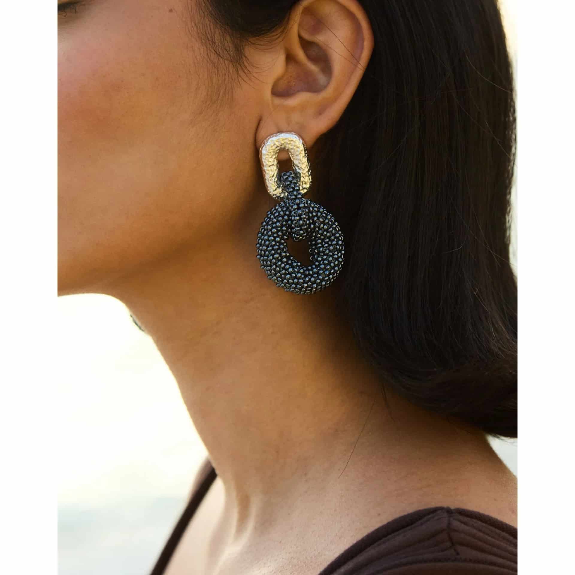 Linked Donuts Earrings - miniatura 9