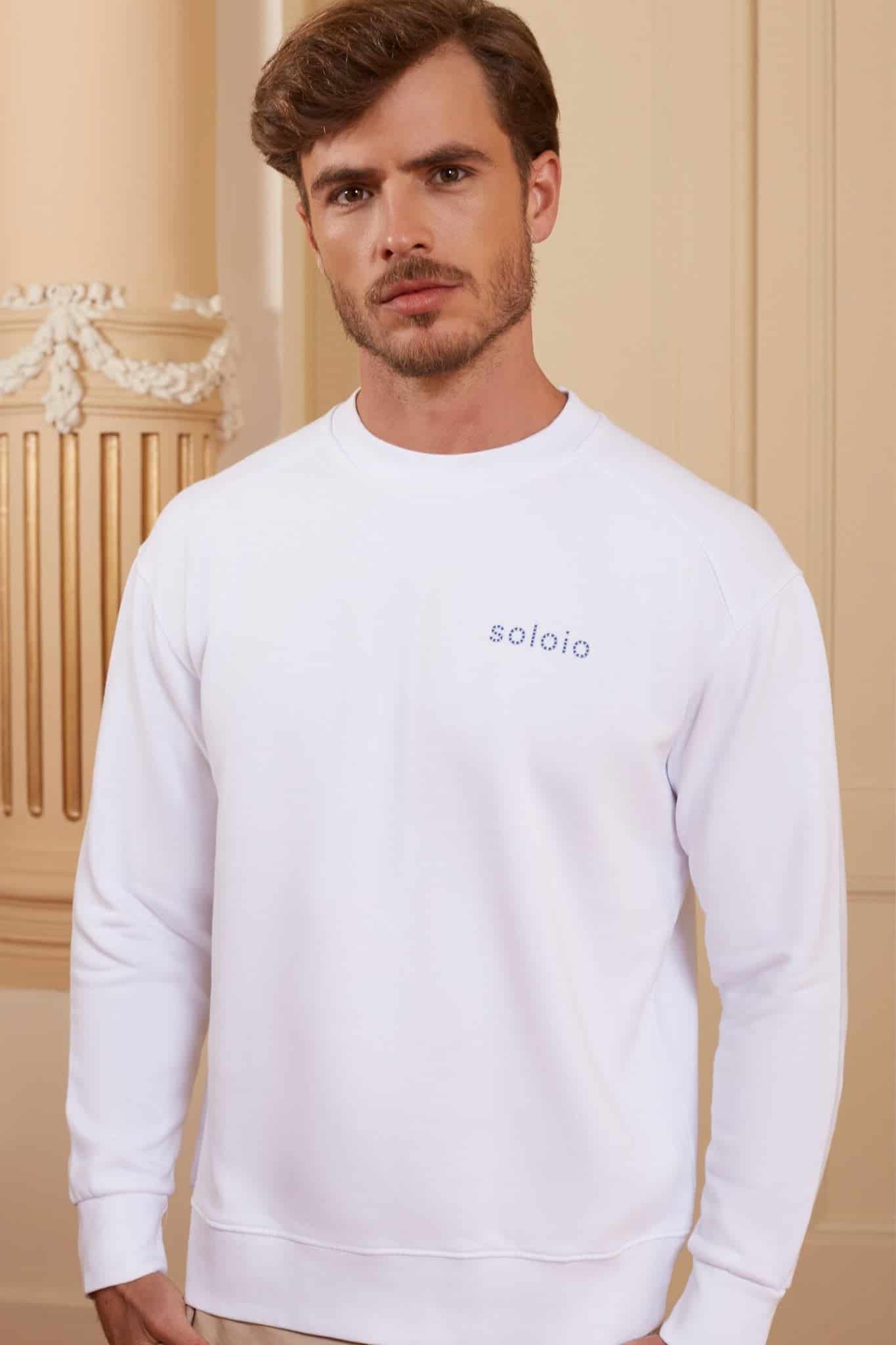 Men's musas sweatshirt white - miniatura 5