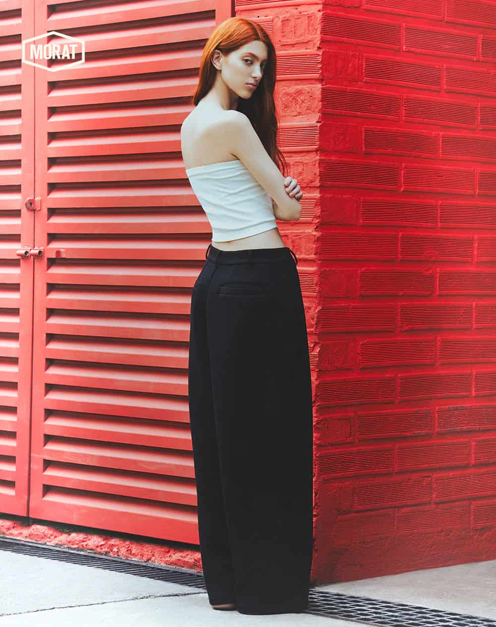 Pantalón oversize negro unisex GEF | MORAT - miniatura 2