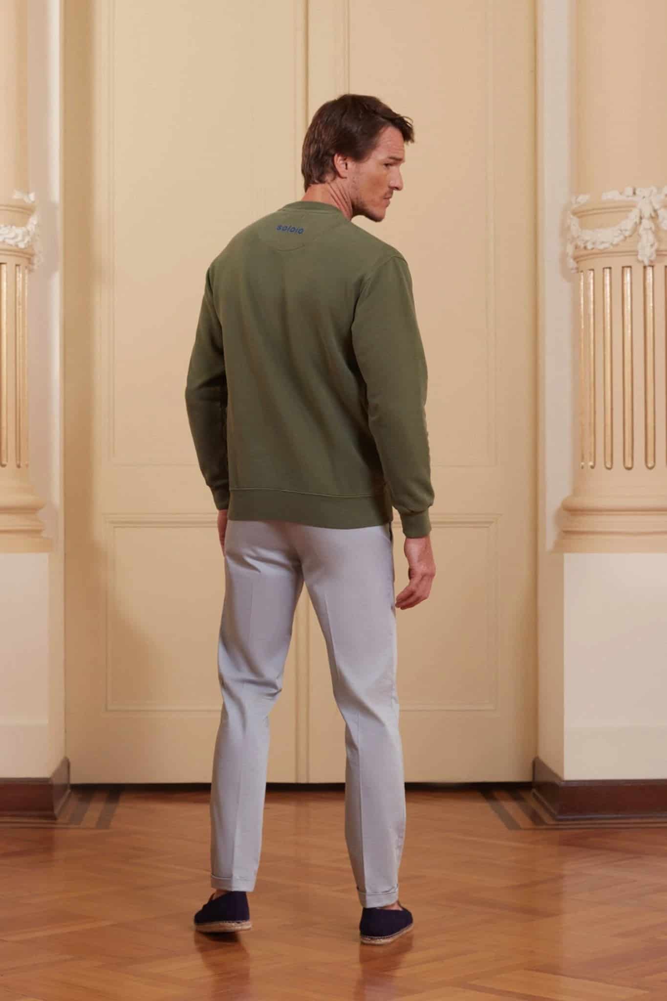 Men's milenario sweatshirt green - miniatura 3