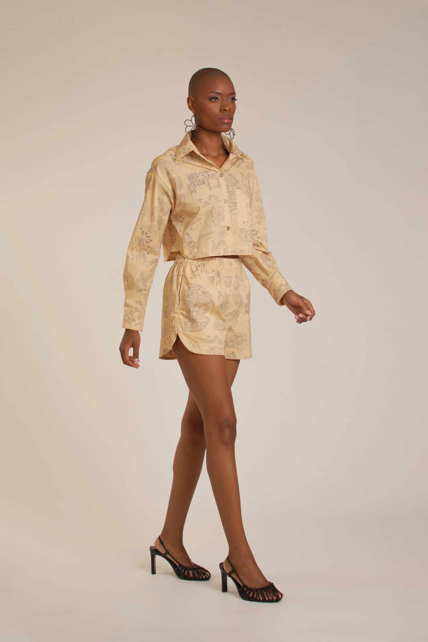 'Life Cycle' Shirt - Butter Yellow - miniatura 3