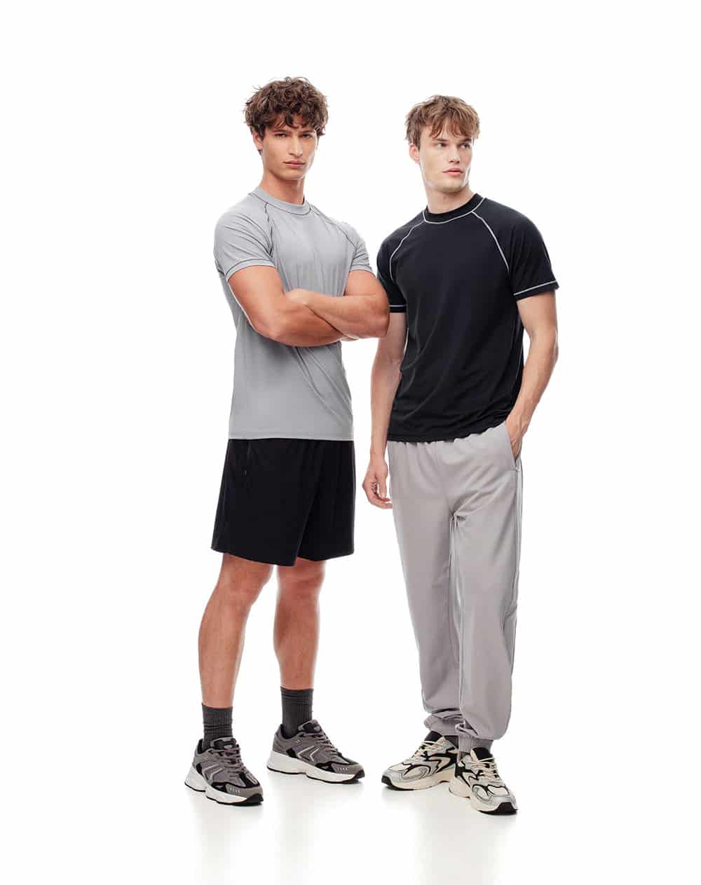 Camiseta deportiva secado rápido x2unds surtidas hombre - miniatura 1