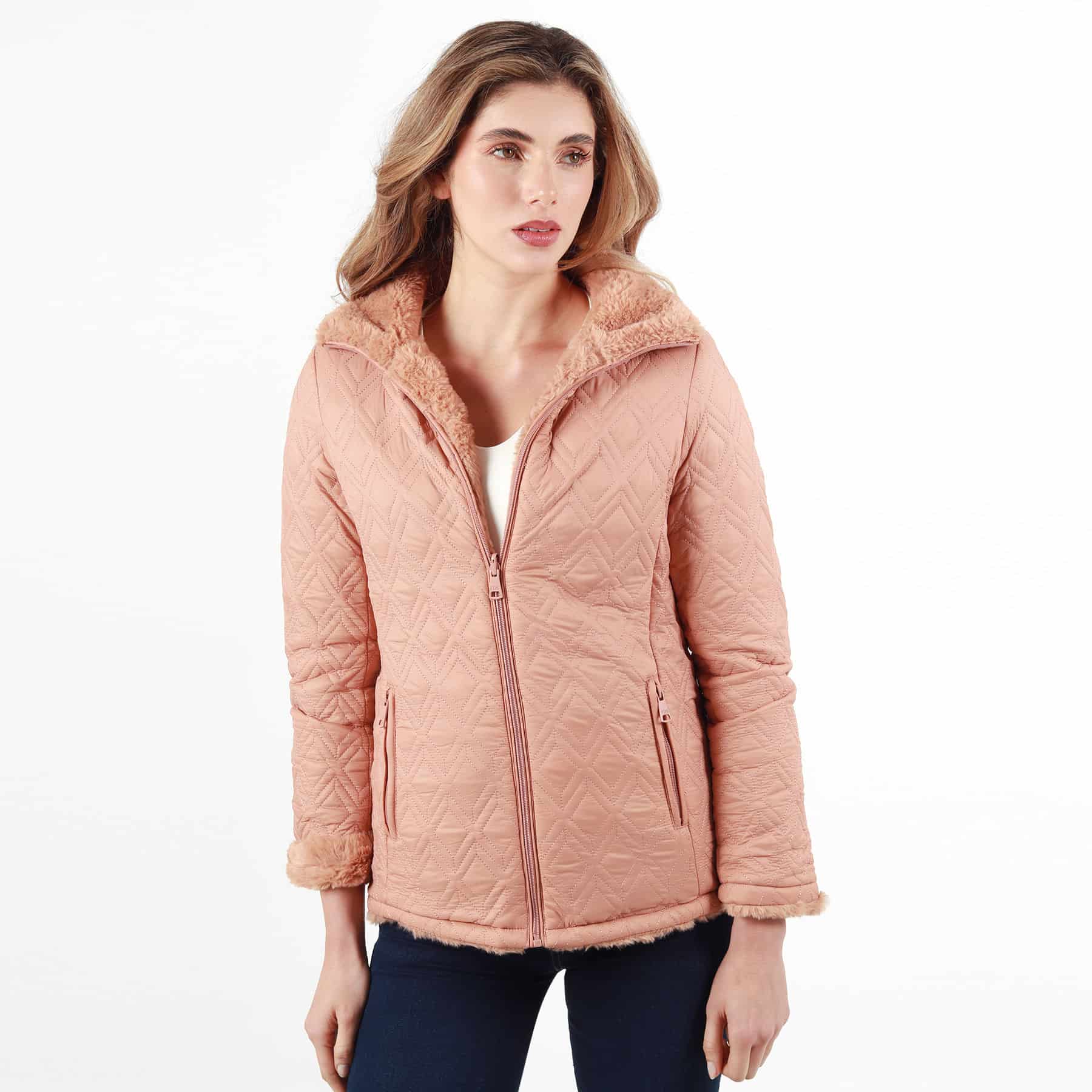 Chaqueta Doble faz Acolchada Suave - miniatura 4