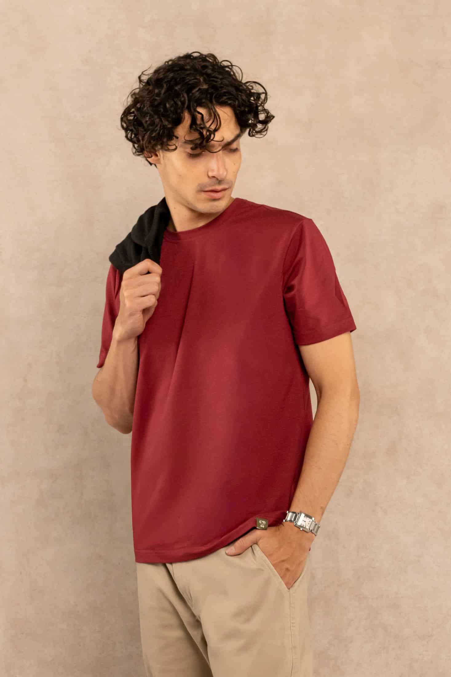 Camiseta Antimanchas Vinotinto - Talla Regular - miniatura 1