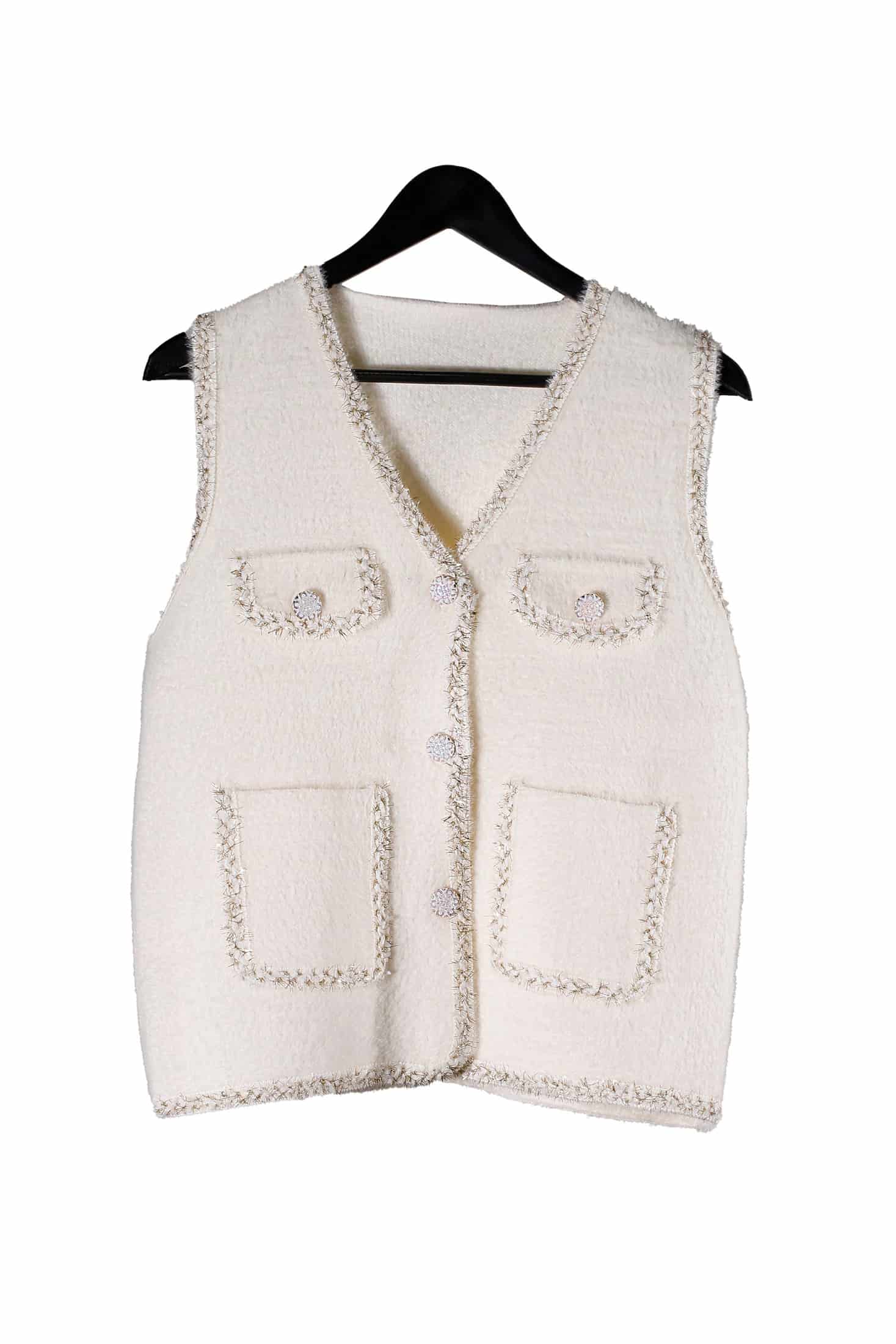 FOAM VEST BEIGE - miniatura 1