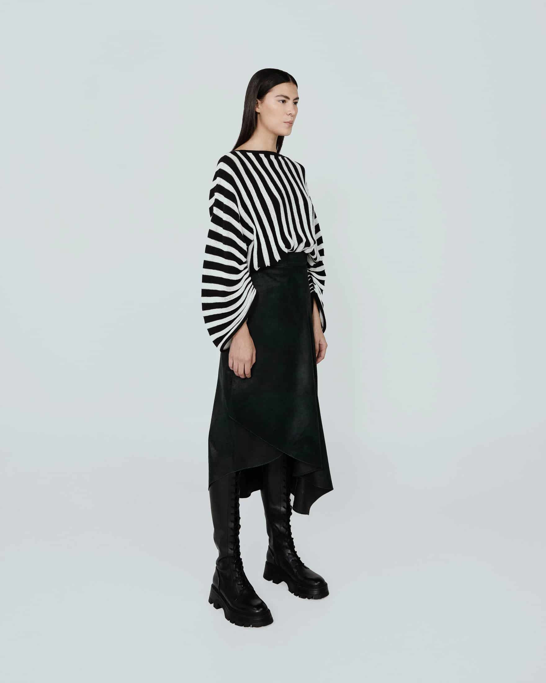 TWO TONE V NECK SWEATER - miniatura 4