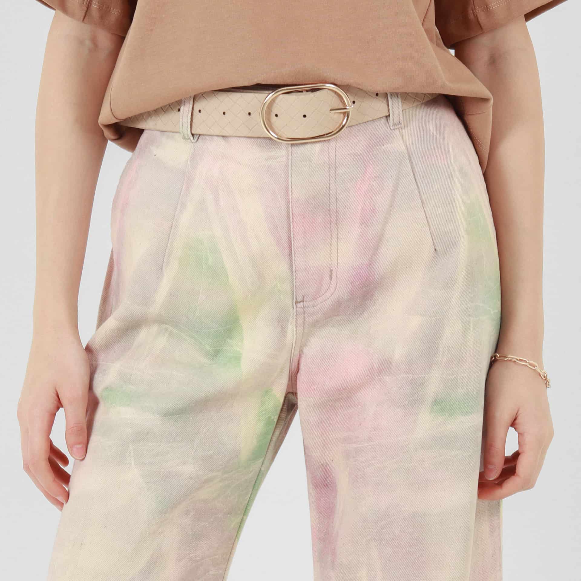 Jean Tye Dye bota flare tiro alto - miniatura 3