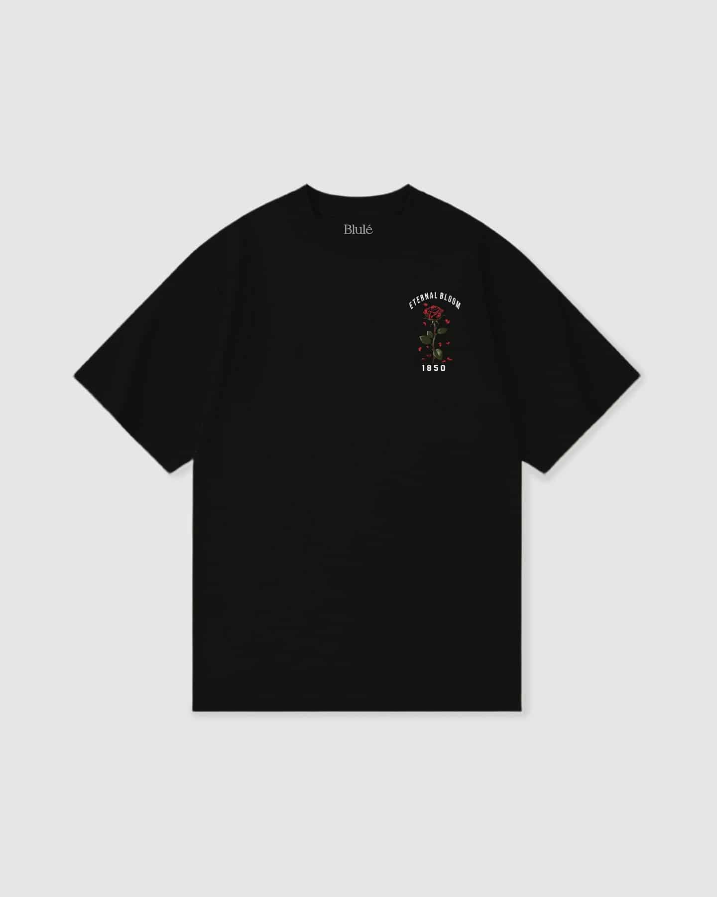 Oversized T Shirt Eternal Bloom Black - miniatura 2
