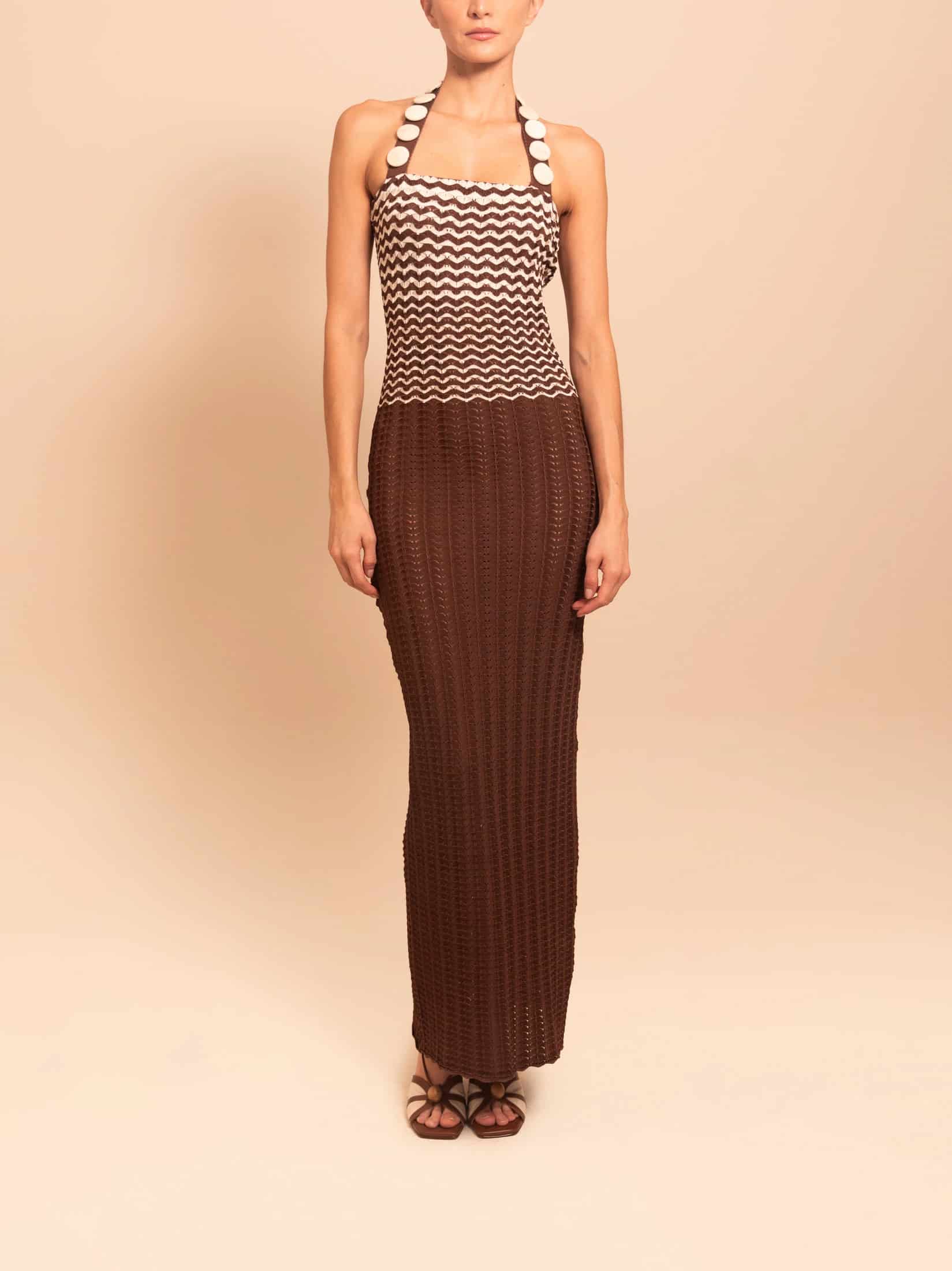 NERIAH DRESS ESPRESSO - miniatura 2