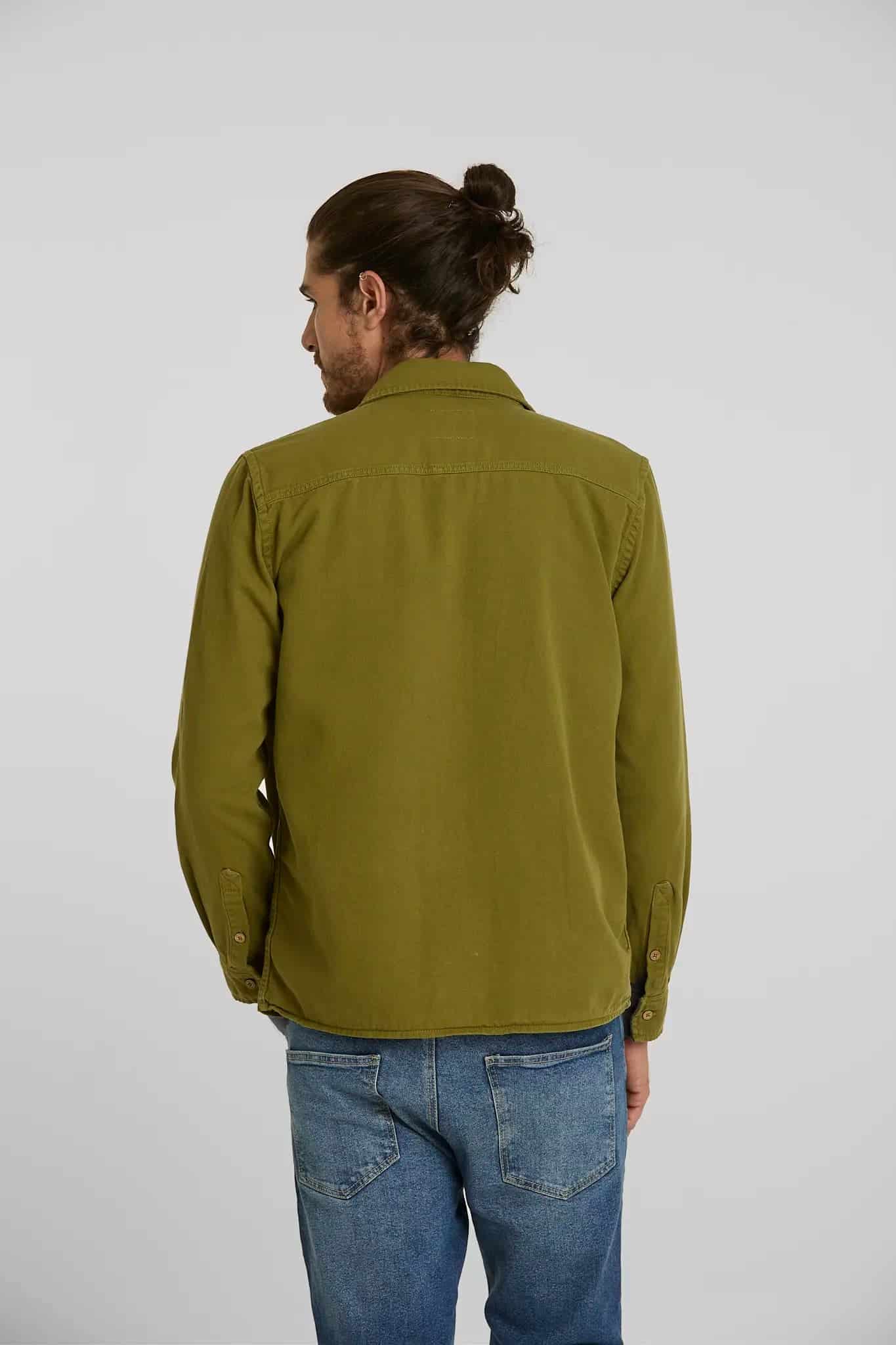 Sobrecamisa verde aceituna - miniatura 5