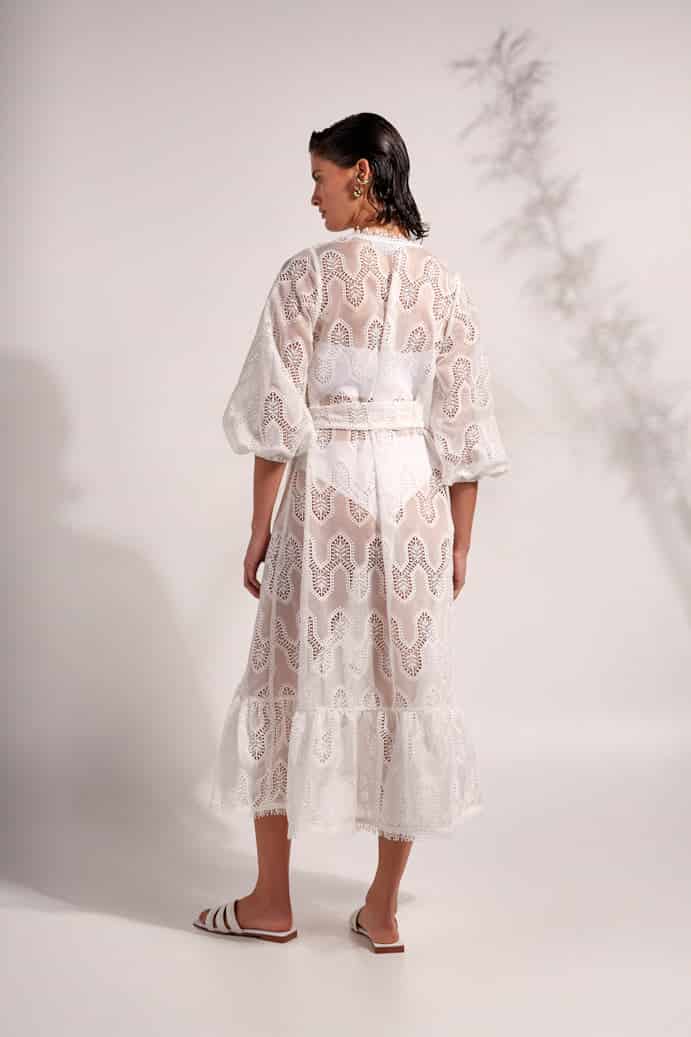 MADELEINE KIMONO WHITE - miniatura 2