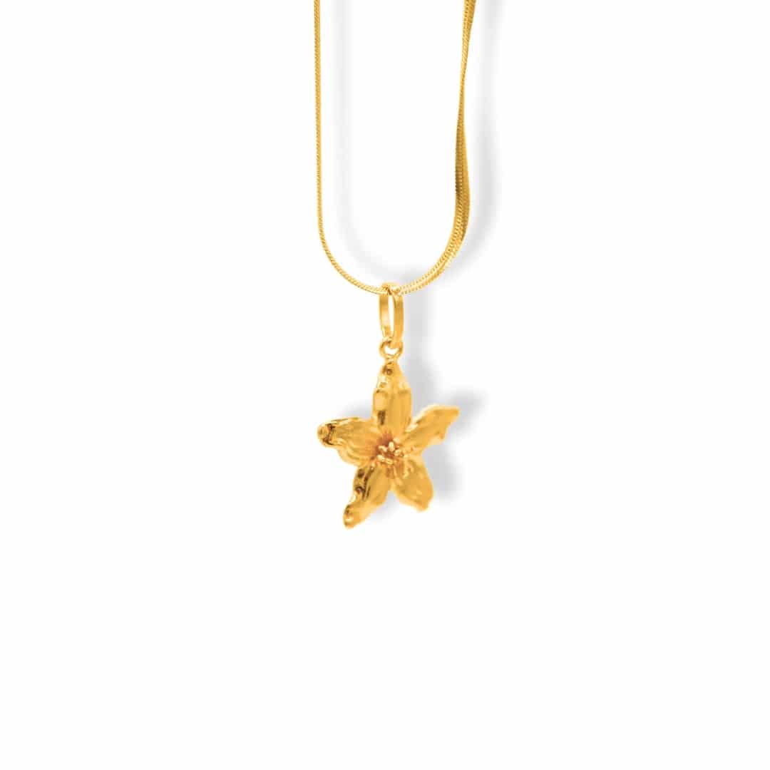 Cadena con flor de jazmín - miniatura 1