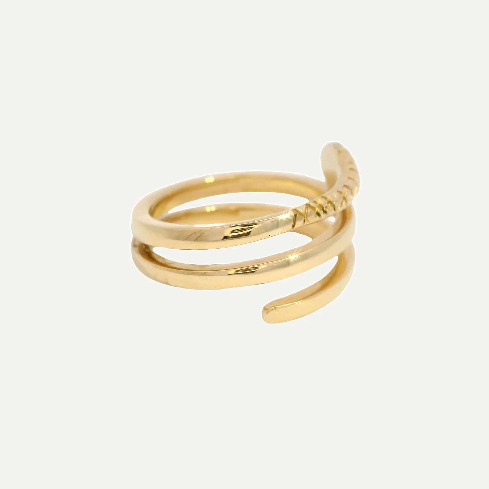 Anillo Mini twisted snake - miniatura 4