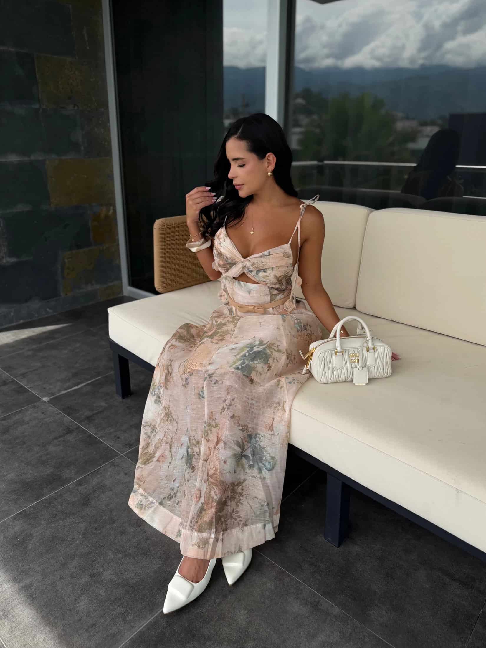 VESTIDO ASTRID  BEIGE - miniatura 4