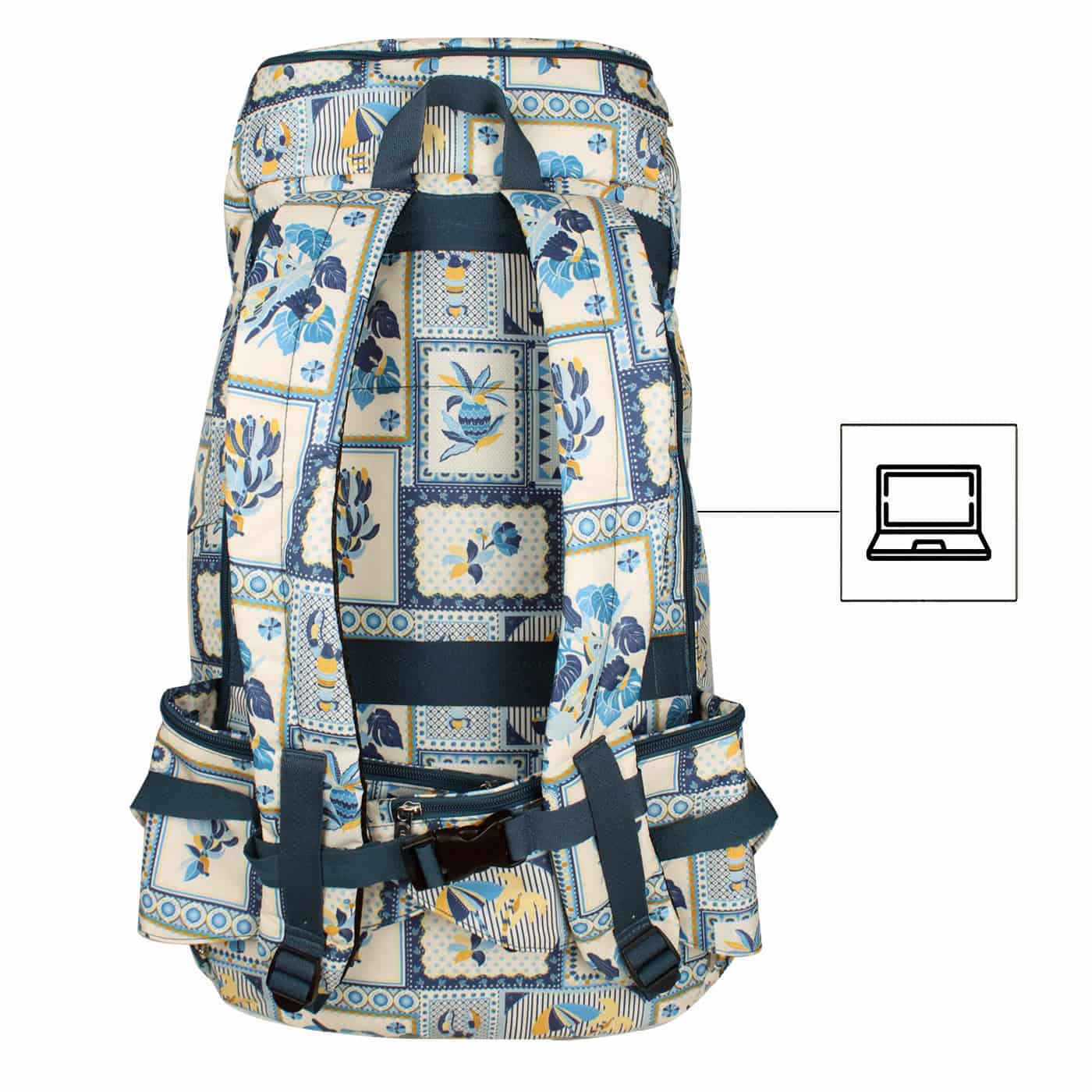 Morral Viajero XL Plegable Ultra Estampado Tropic - miniatura 4