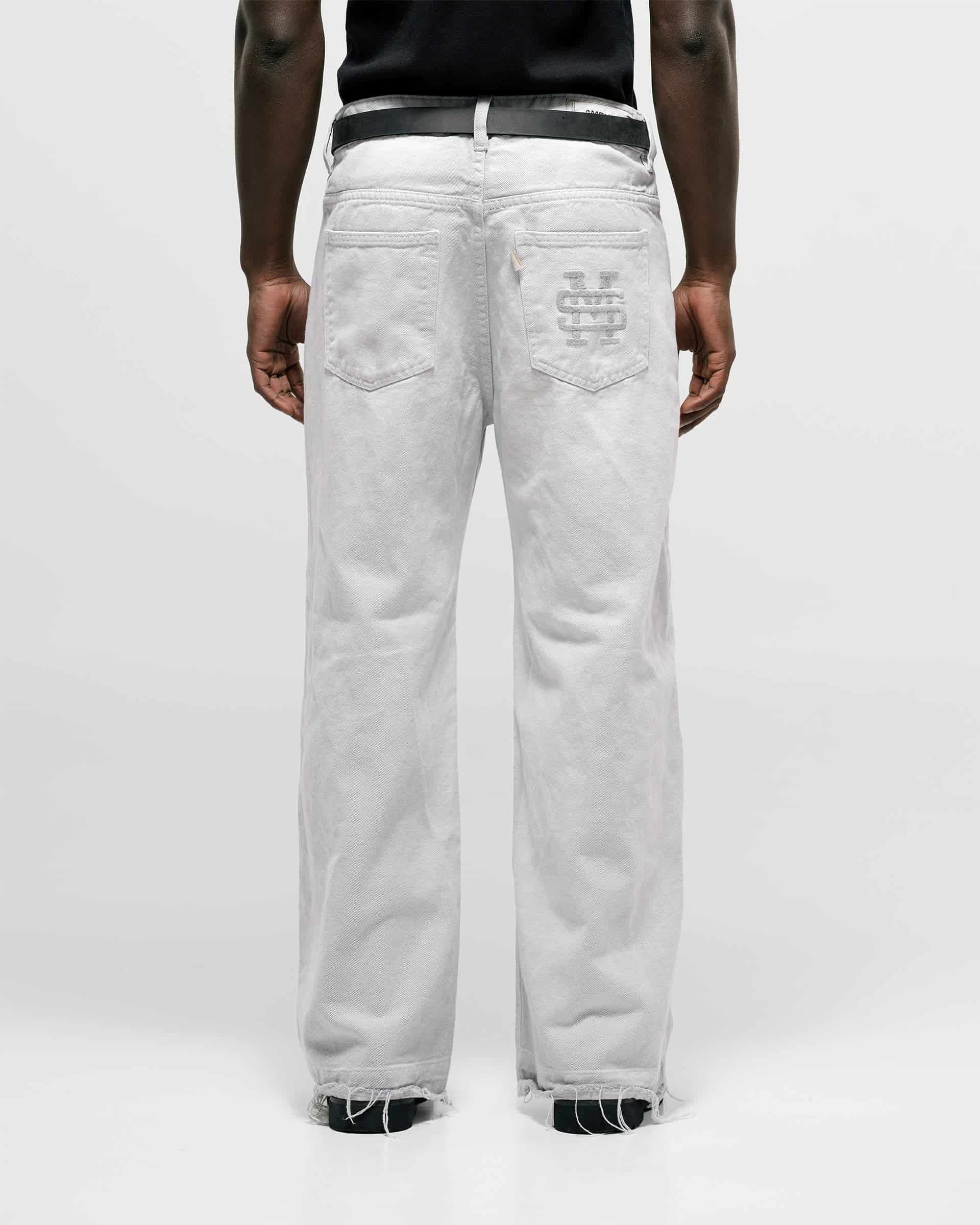 Flared Pants - Gris Claro Desgastado - miniatura 6