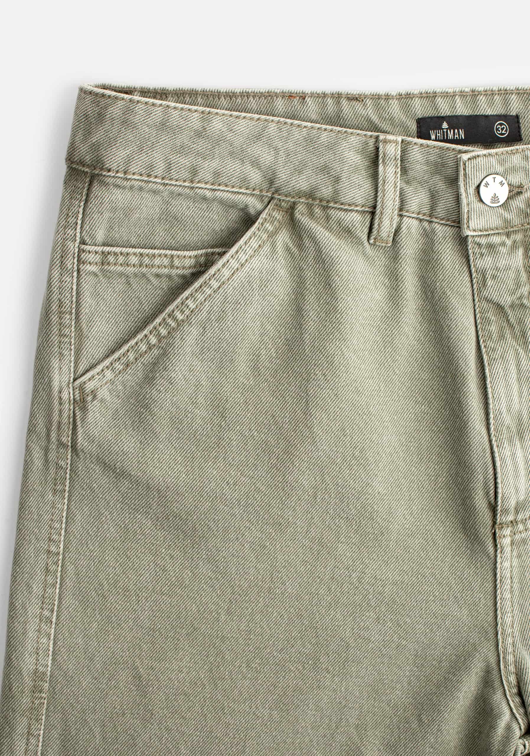 Pantalon H Dylan 5 Bols Verde - miniatura 7