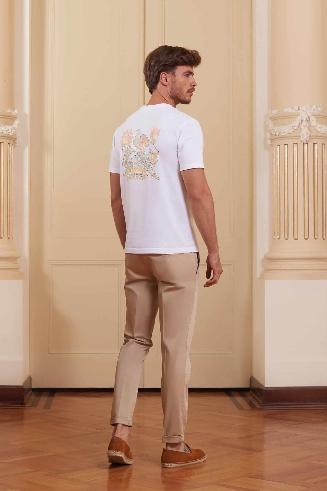 Men's san vitale t-shirt orange - miniatura 4