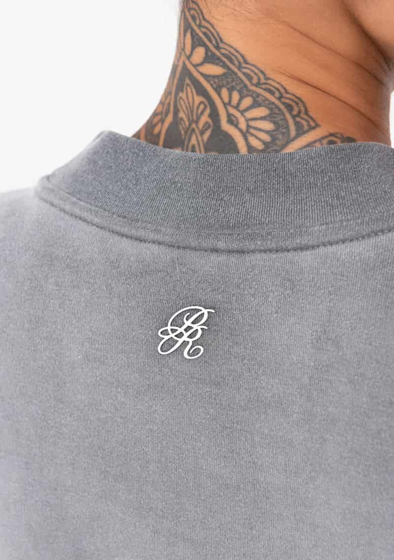 Áurea grey washed t-shirt - miniatura 7