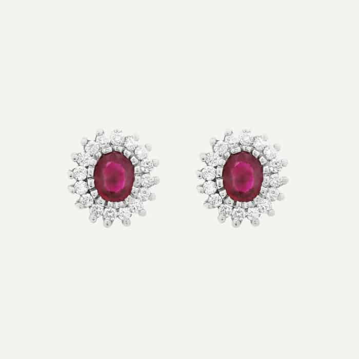 Arete Corona Thin Ovalado - miniatura 3