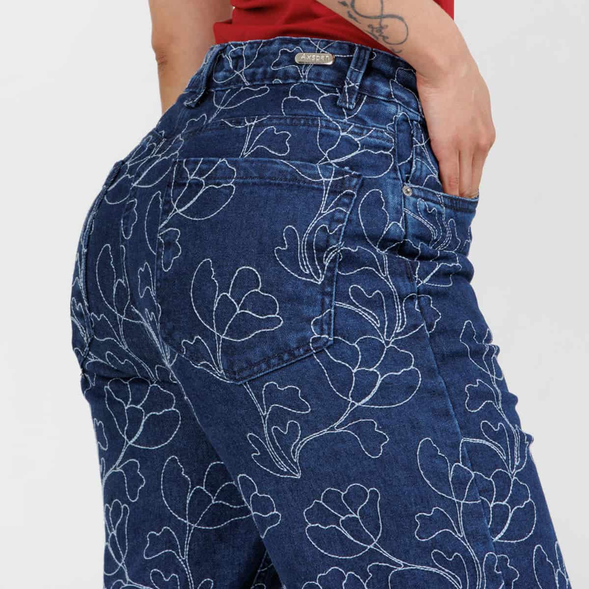 Jean Axspen Wide Leg  Ax-3068 - miniatura 3