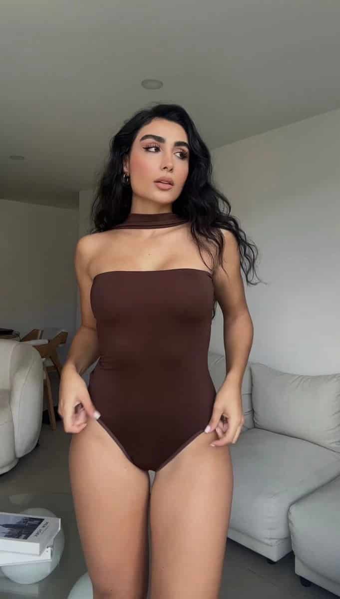 Body Strapless Lia - Chocolate - miniatura 2