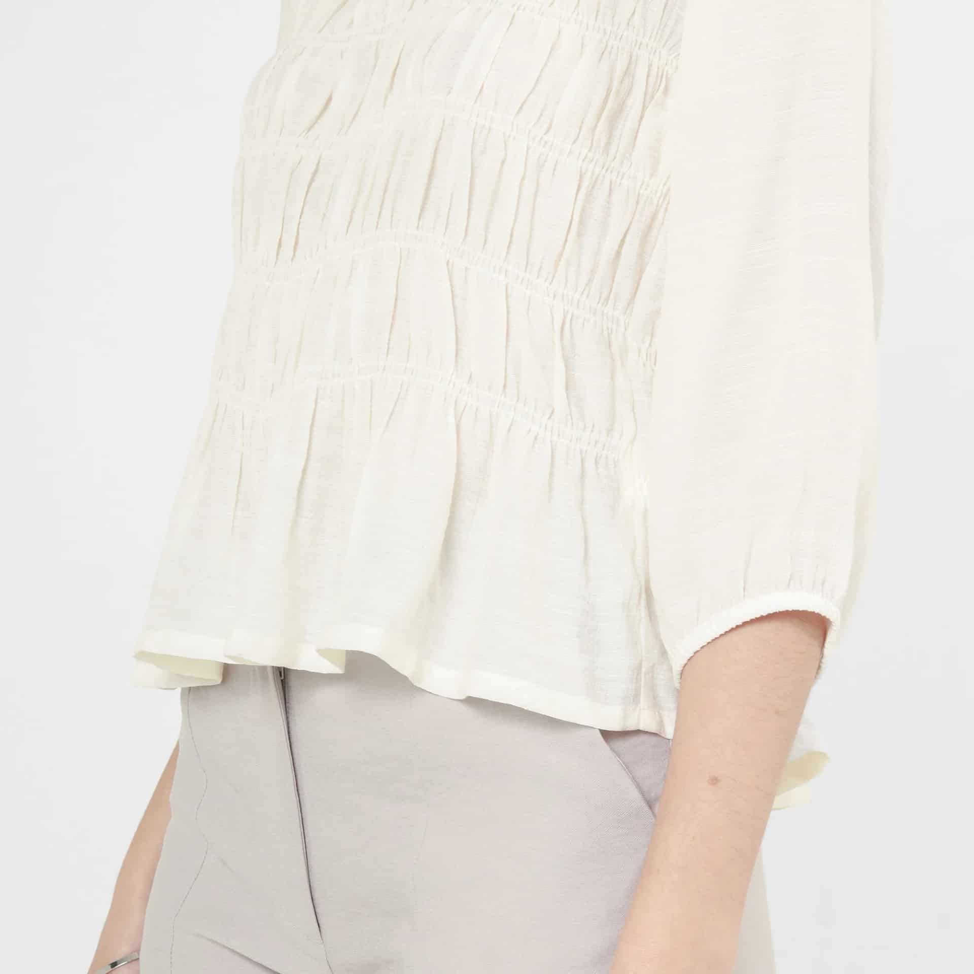 Blusa Cuello Redondo Manga 3Cuartos - miniatura 4