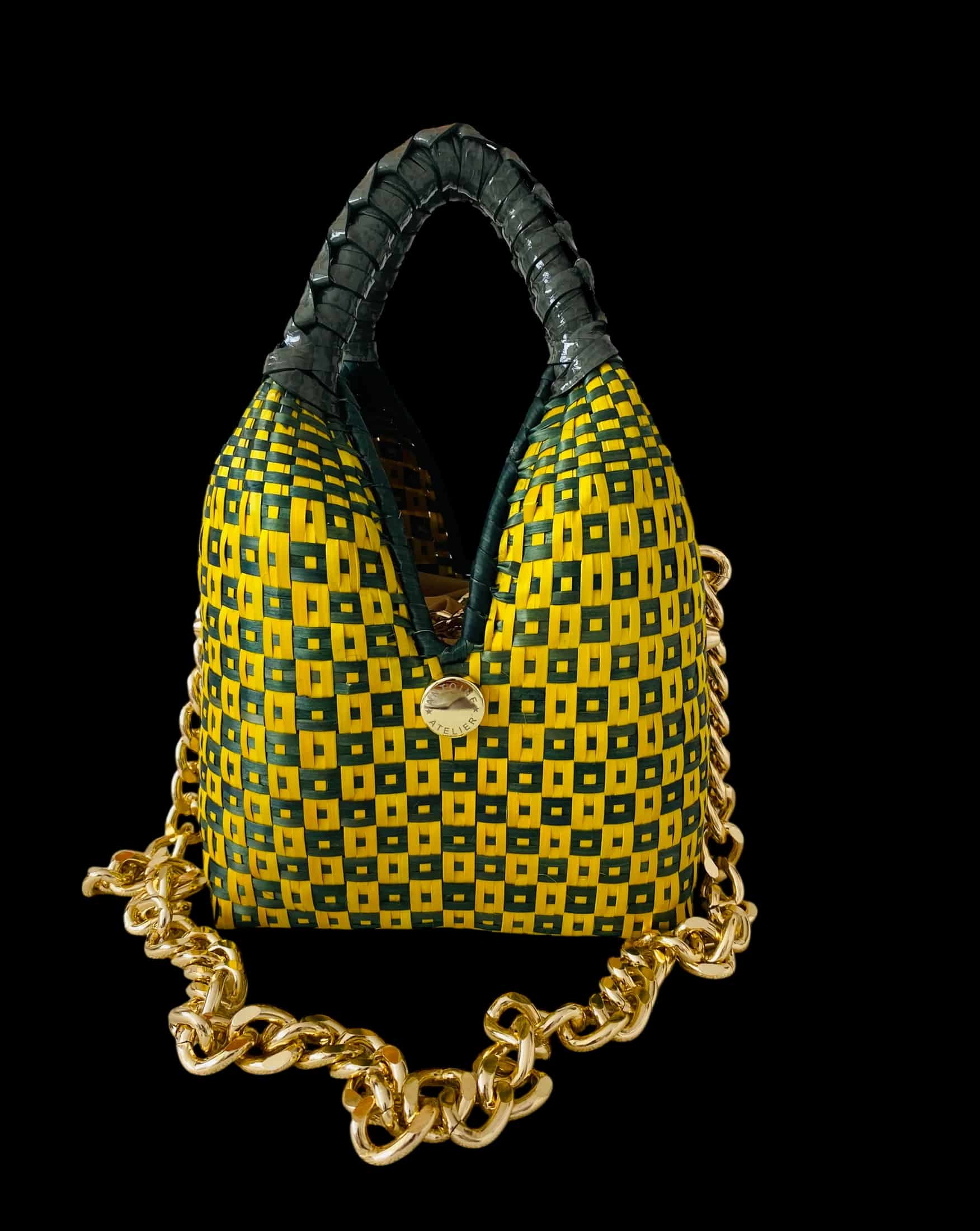 CARLY BAG LEATHER OJITOS DE CAMARON - miniatura 2
