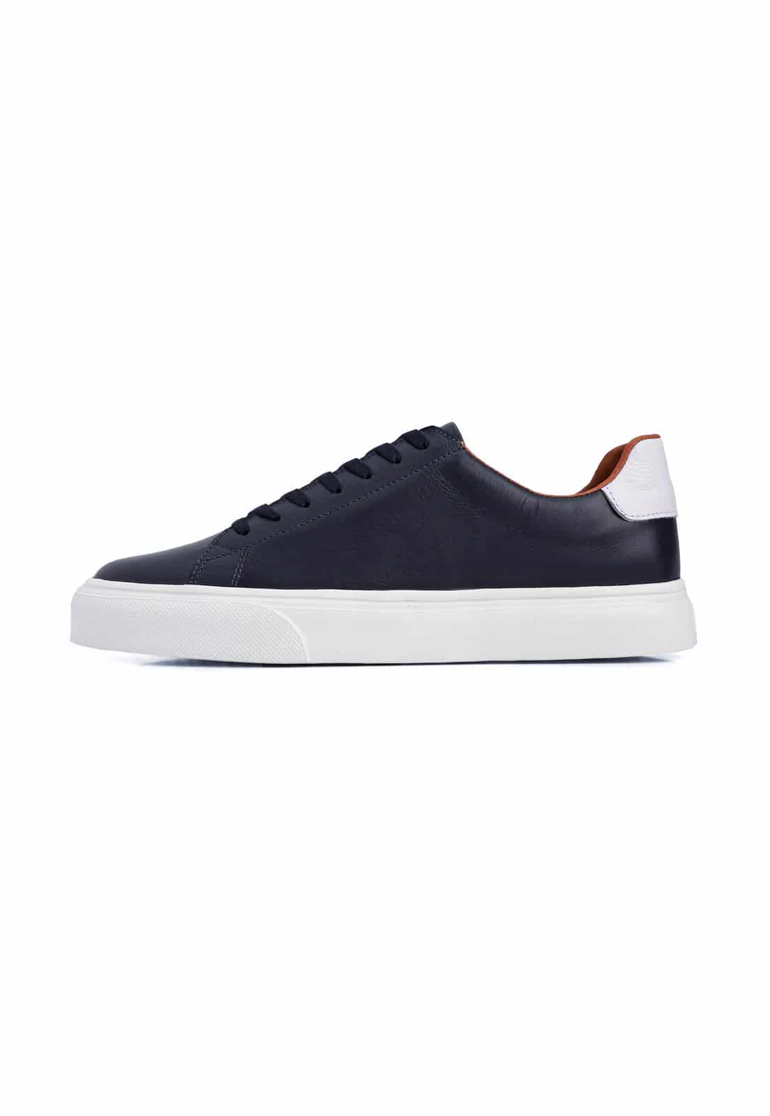 Tenis azules suela blanca talón blanco - miniatura 2