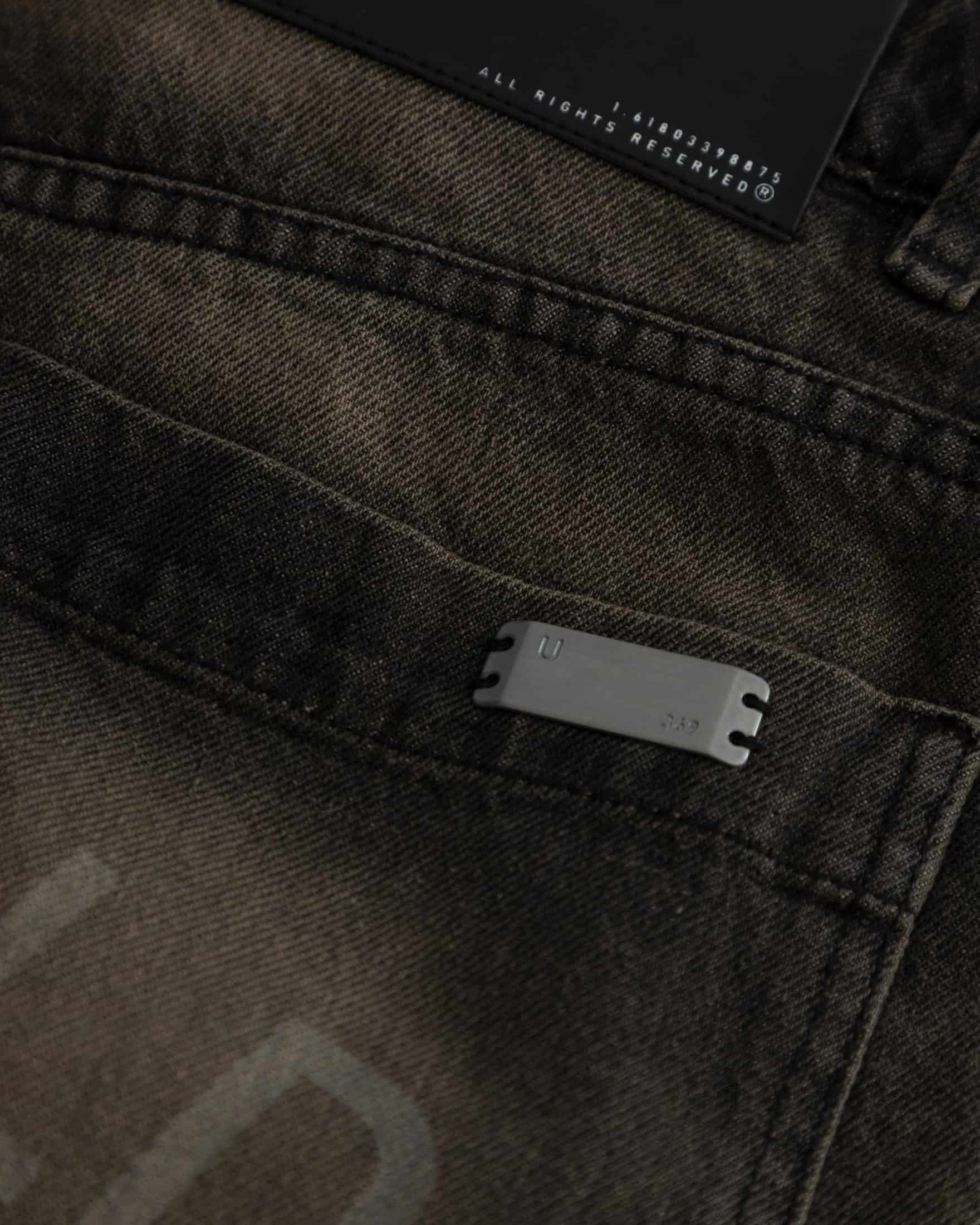 W Line Basic Wide Jeans Dirty Black - miniatura 6