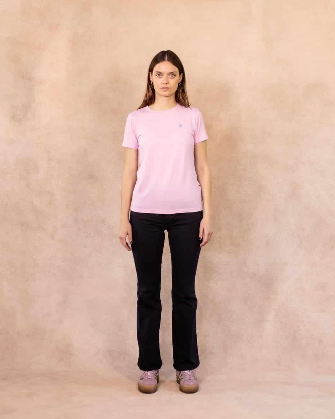 Camiseta Antimanchas de Mujer Rosado - miniatura 5