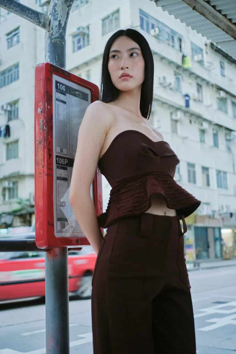 Crop top del mar brown - miniatura 3