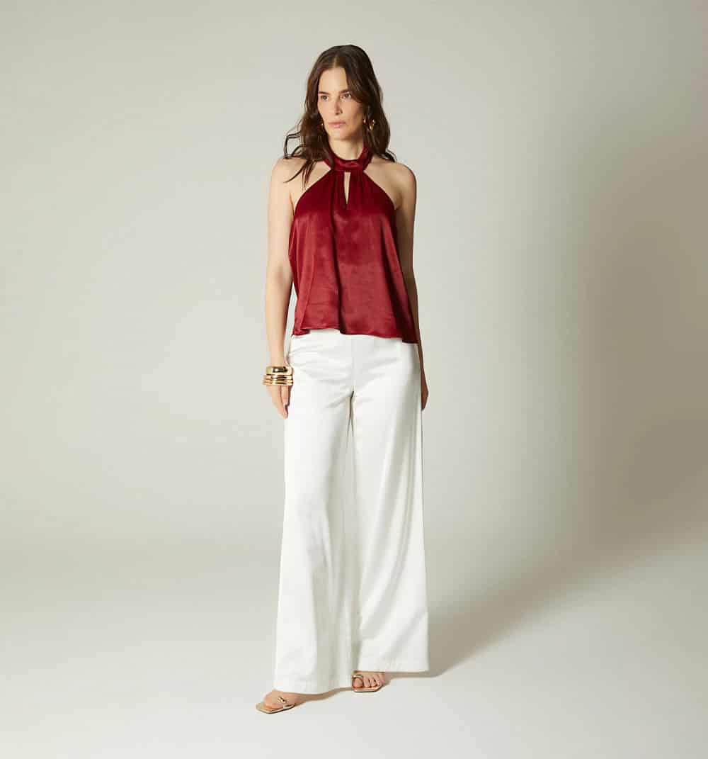 Blusa cuello halter - miniatura 1