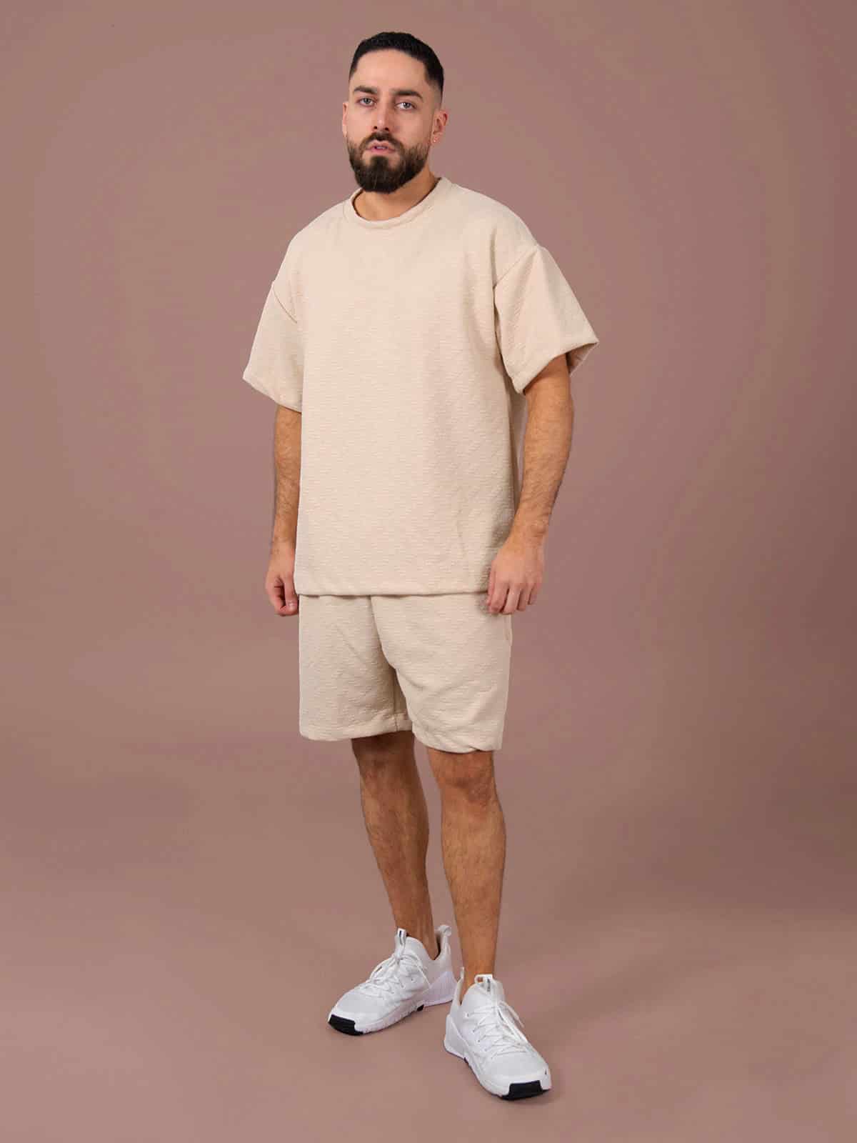 set mucura hombre beige - miniatura 1