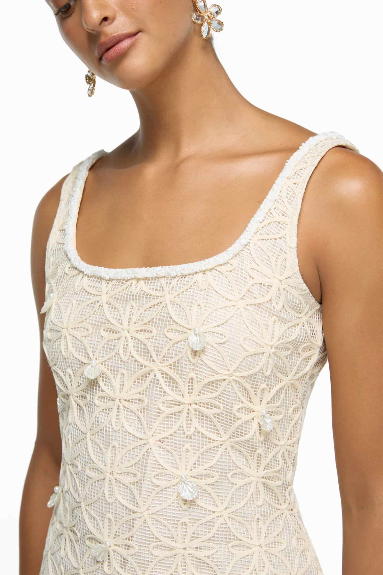 OPHELIA MIDI DRESS CREAM - miniatura 2