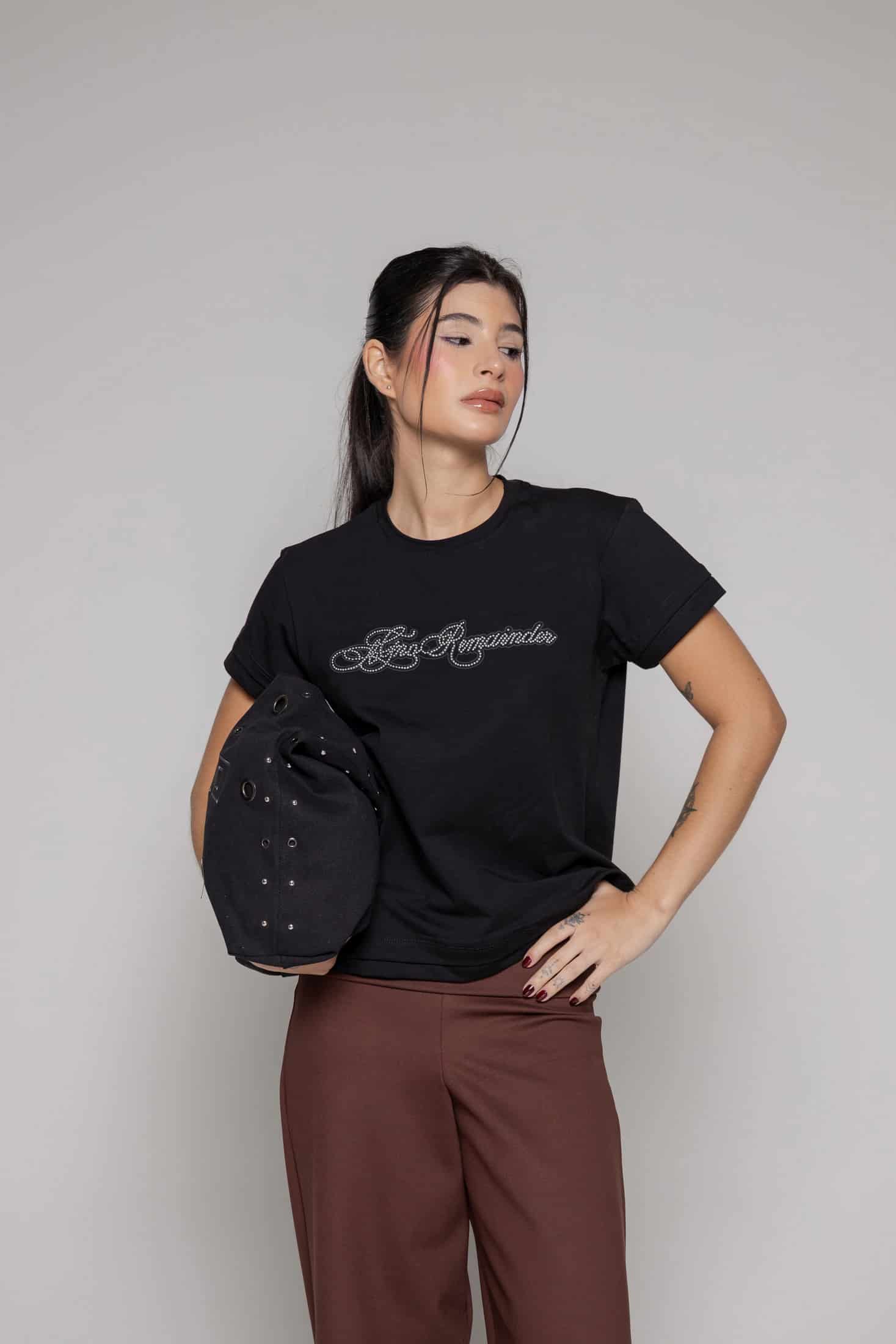 T-Shirt Remainder-Negra - miniatura 1