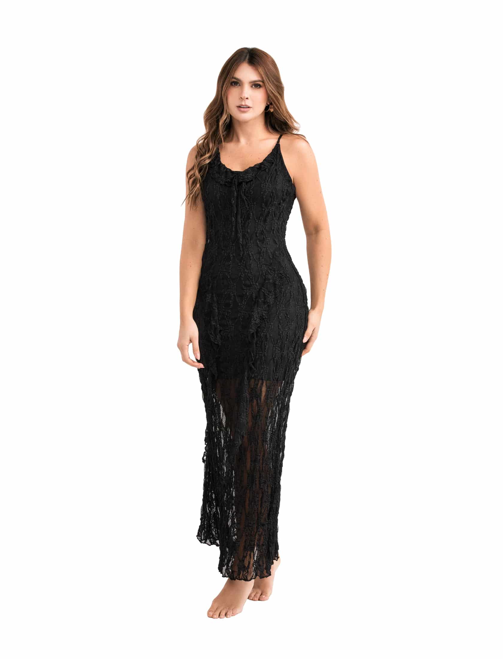 VESTIDO 47275 - SILUETA SEMI AJUSTADA - miniatura 3