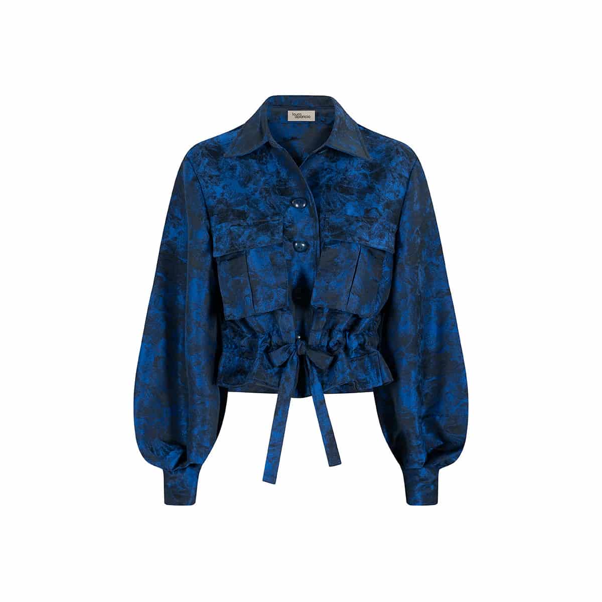 CHAQUETA SAHARIANA JACQUARD - miniatura 2